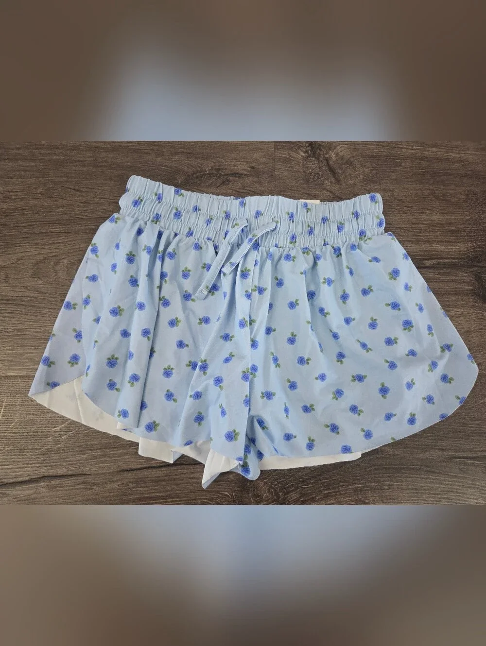 Girls Quick Dry Floral Flowy Shorts Size S 5/6 NWT